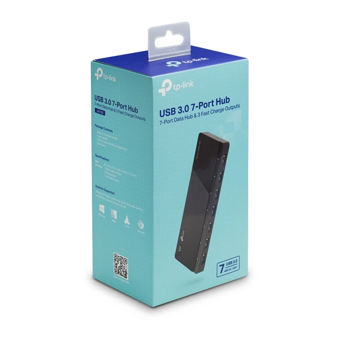 TP-Link UH700 USB 3.0 хъб - 7-портов