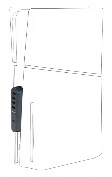 USB Hub Nacon за PS5 / PS5 Slim
