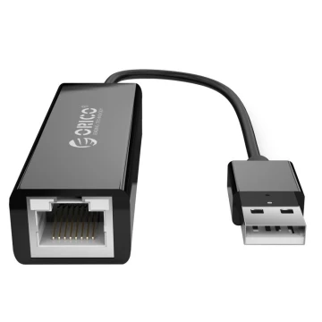 Orico адаптер USB3.0 to LAN Gigabit 1000Mbps black - UTJ-U3