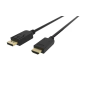 VCom Кабел Display Port M / HDMI M - 4K 60Hz - CG609-1.8m