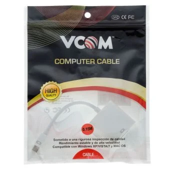 VCom Адаптер Adapter Mini Display Port DP M / VGA F - CG613-0.15m