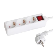 VCom разклонител три гнезда с копче Power Board 3 SCHUKO - CE223-1.5m