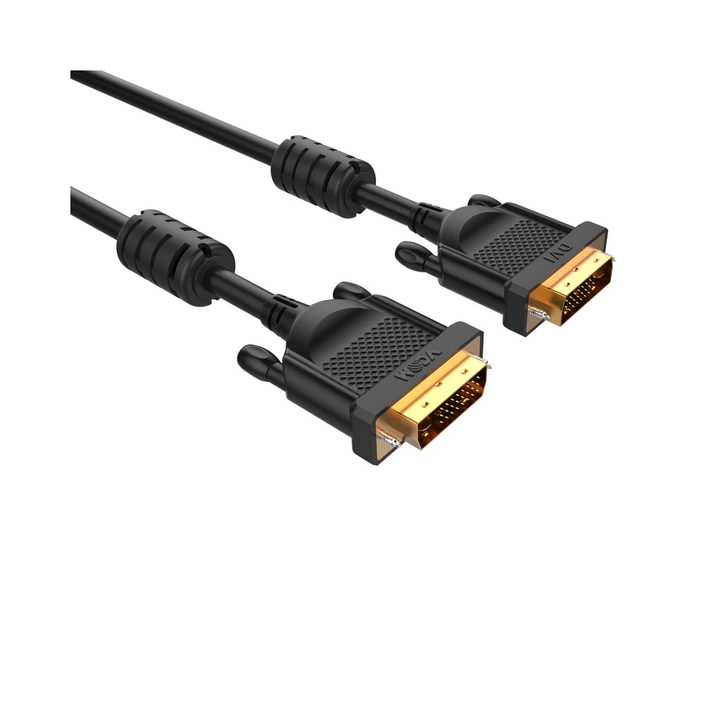 VCom кабел DVI 24+1 Dual Link M / M +2 Ferrites - CG442GD-5m