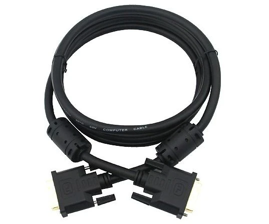 VCom Кабел DVI 24+1 Dual Link M / M +2 Ferrite - CG441GD-3m