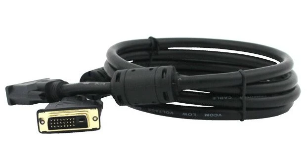 VCom Кабел DVI 24+1 Dual Link M / M +2 Ferrite - CG441GD-3m