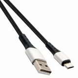 VCom Кабел USB 2.0 AM / Micro USB M 2A Charging, 1m - CU278M