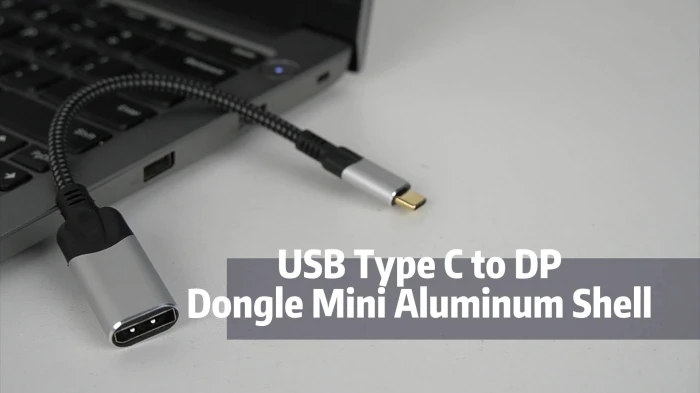 VCom адаптер USB-C > DisplayPort 8K