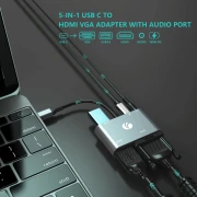 VCom докинг станция Docking Station Type-C Power Distribution 3.0 100W - HDMI, Type-C x 1, USB3.0 - CU4511