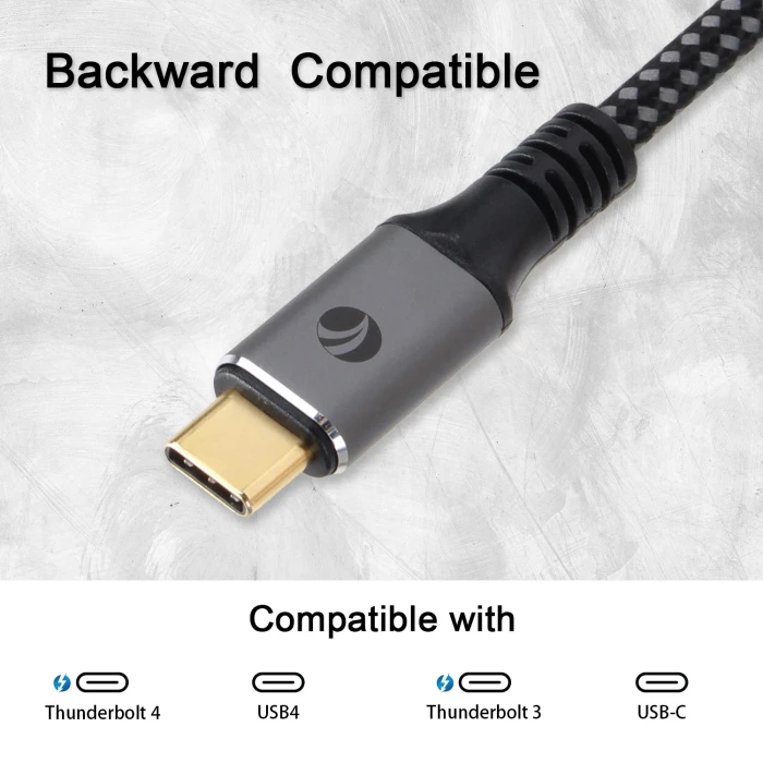 VCom USB-C 40Gbps 240W - 1.2m