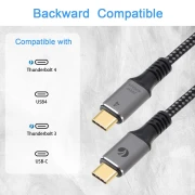 VCom USB-C 40Gbps 240W - 1.2m