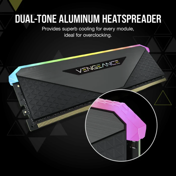 Corsair VENGEANCE RGB RT 16GB(2x8GB) DDR4 3600MHz CL18
