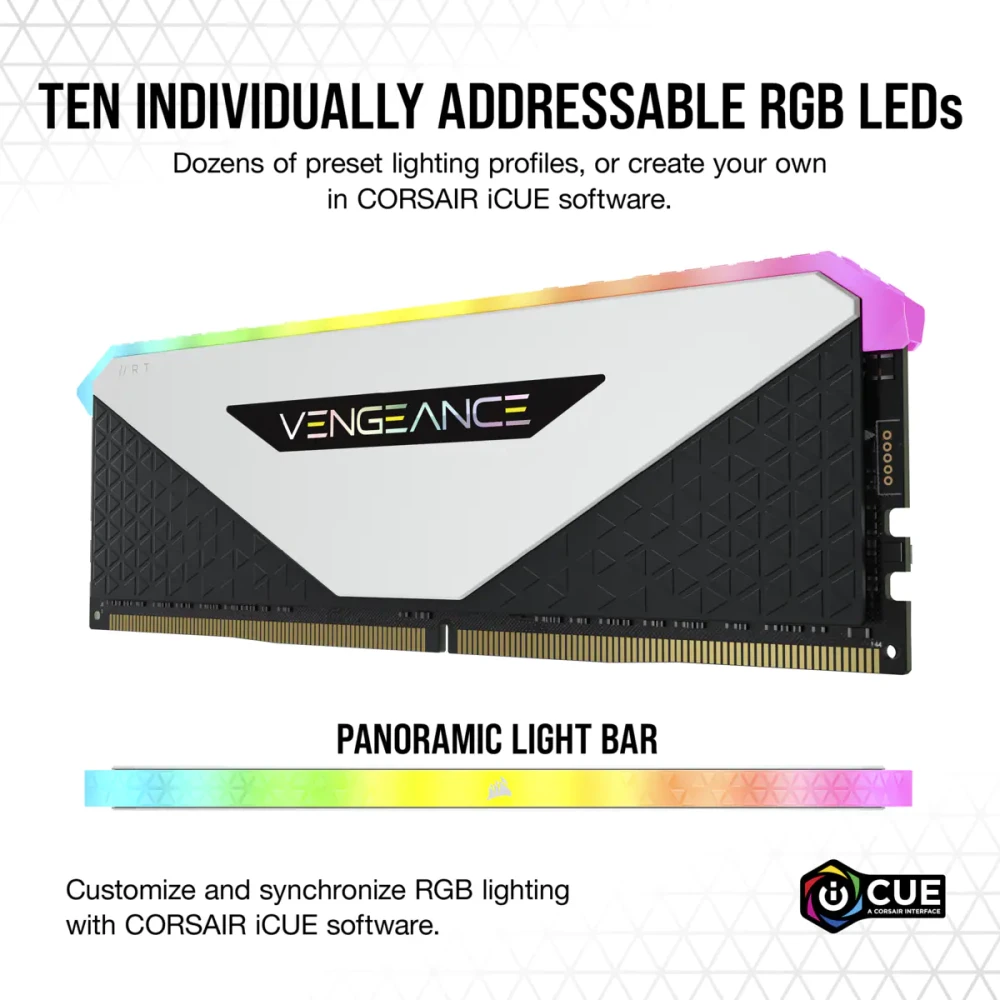 Corsair VENGEANCE RGB RT 16GB(2x8GB) DDR4 3600MHz CL18