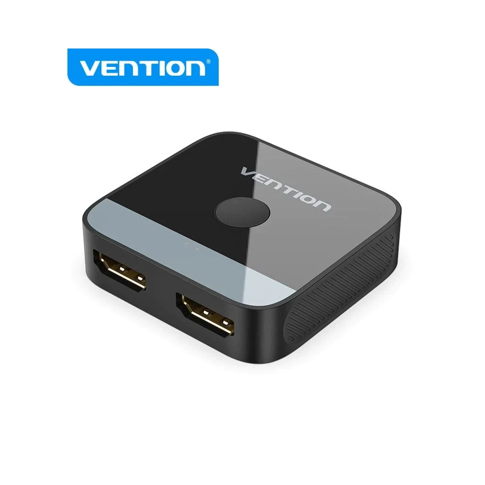 Vention Разклонител превключвател HDMI 2.0 Switcher/Splitter 2-Port Bi-Direction 4K Black - AKOB0