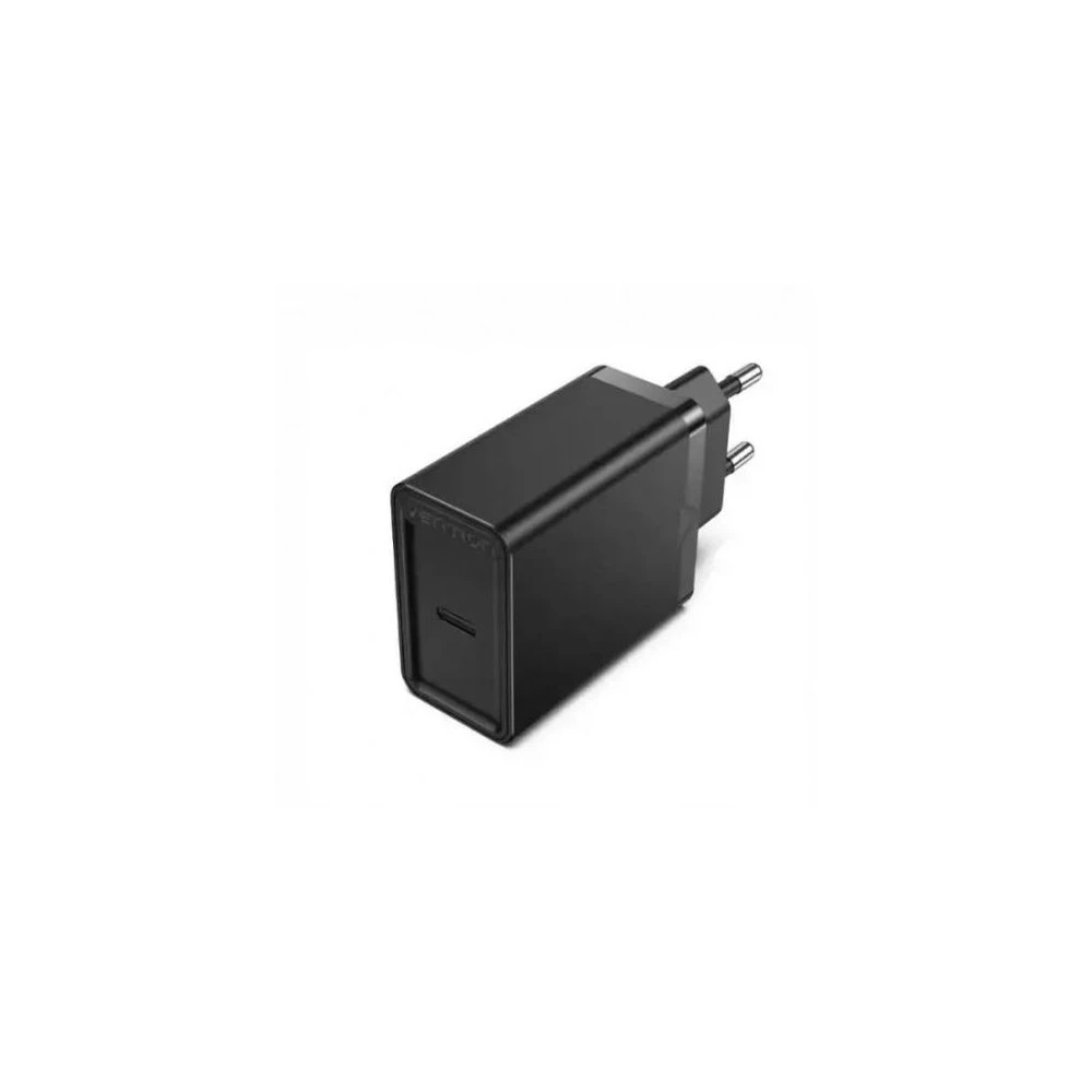 Vention бързо зарядно Fast Charger Wall - QC4.0, PD3.0 Type-C, 30W Black - FAIB0