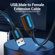 Vention Удължител USB-A 5Gbps - 5.0m