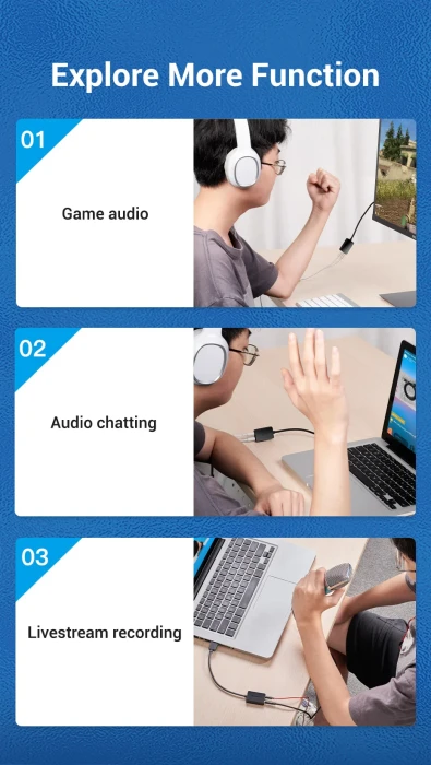 Vention външна звукова карта CDYB0