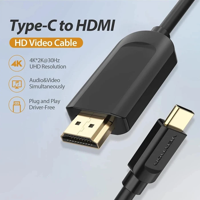 Vention USB-C > HDMI 4K - 1.5m