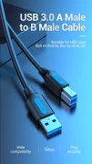 Vention USB-A > USB-B 5Gbps - 0.5m