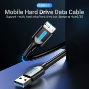Vention USB micro-B > USB-A - 0.25m