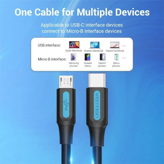 Vention USB-C > micro-USB 2.0 - 0.50m