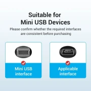 Vention USB-C > mini-USB 2.0 - 0.50m