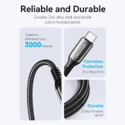Vention USB2.0 Type-C 100W Display 2m