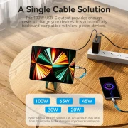 Vention USB2.0 Type-C 100W Display 2m
