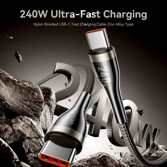Vention USB 2.0 Type-C 5A 240W - 1.2m