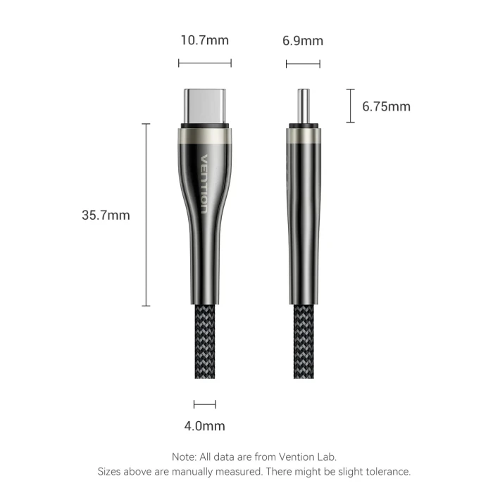 Vention USB 2.0 Type-C 5A 240W - 1.2m