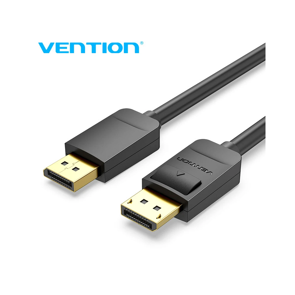 Vention Кабел Cable - Display Port v1.2 DP M / M Black 4K 2M - HACBH