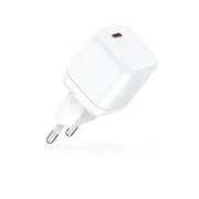 Vention Универсално зарядно за стена Charger Wall GaN - USB Type-C 30W White - FAKW0-EU