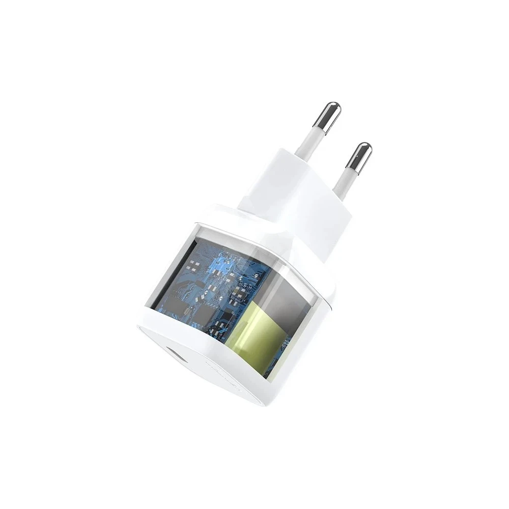 Vention Универсално зарядно за стена Charger Wall GaN - USB Type-C 30W White - FAKW0-EU