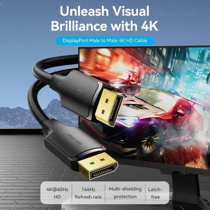 Vention HAKBF DisplayPort 1.2 4K - 1.0m