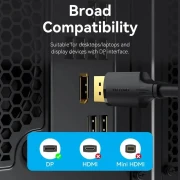 Vention HAKBF DisplayPort 1.2 4K - 1.0m