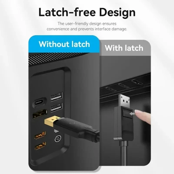 Vention HAKBH DisplayPort 1.2 4K - 2.0m