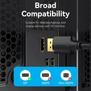 Vention HAKBI DisplayPort 1.2 4K - 3.0m