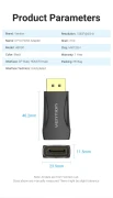 Vention адаптер DisplayPort > HDMI