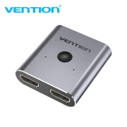 Vention Разклонител превключвател HDMI 2.0 Switcher/Splitter 2-Port Bi-Direction - Silver Aluminium - AFUH0