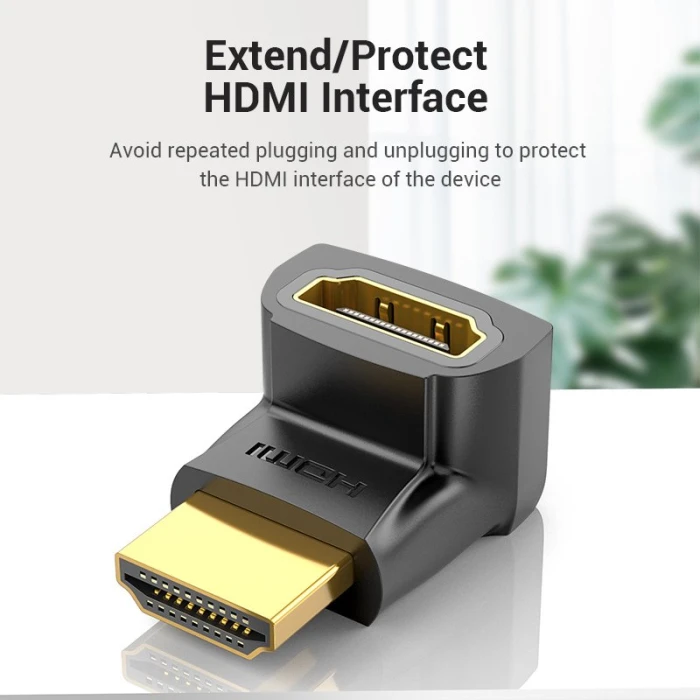 Vention Адаптер Adapter HDMI Right Angle 270 Degree M/F - AINB0