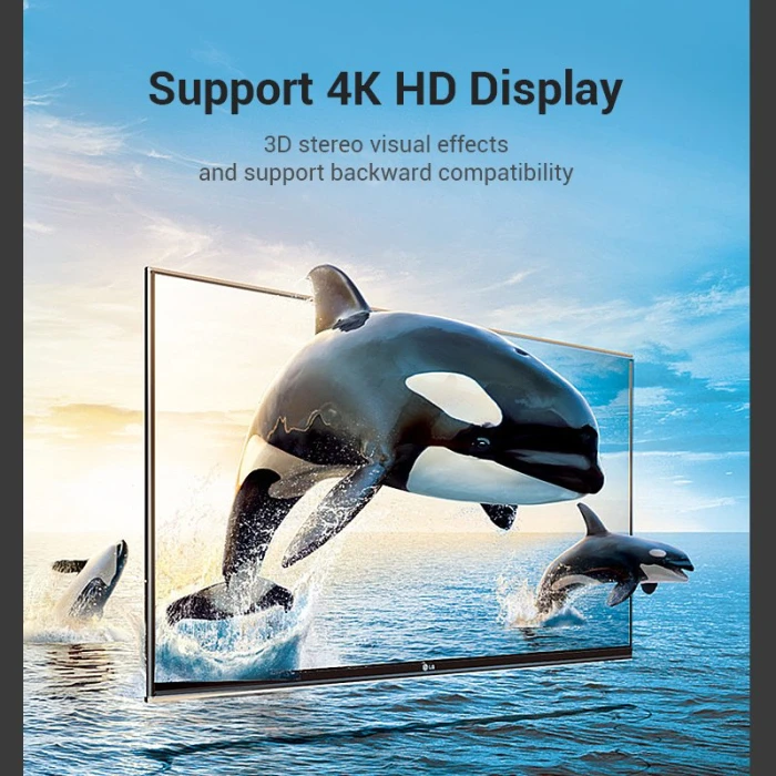 Vention Адаптер Adapter HDMI Right Angle 270 Degree M/F - AINB0