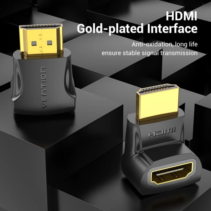 Vention Адаптер Adapter HDMI Right Angle 270 Degree M/F - AINB0
