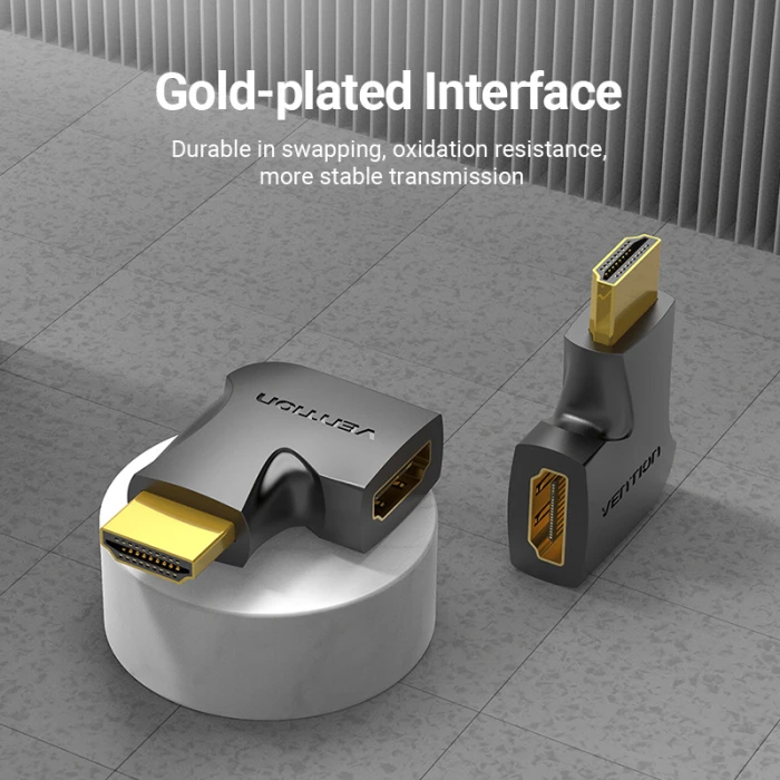 Vention Адаптер Adapter HDMI Vertical Flat 90 Degree M/F - AIPB0