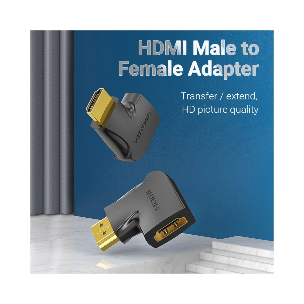 Vention Адаптер Adapter HDMI Vertical Flat 270 Degree M/F - AIQB0