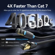 Vention RJ-45 SFTP Cat.8 - 3.0m