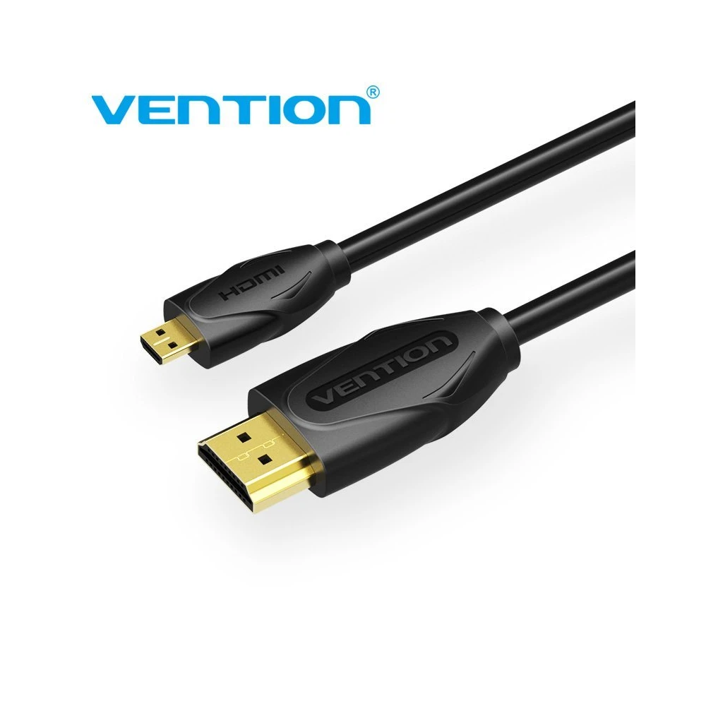 Vention Кабел Micro HDMI2.0 Cable 1.5M Black - VAA-D03-B150