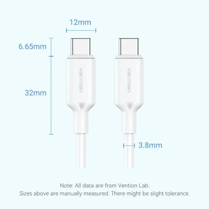 Vention USB-C 2.0 60W - 1.0m