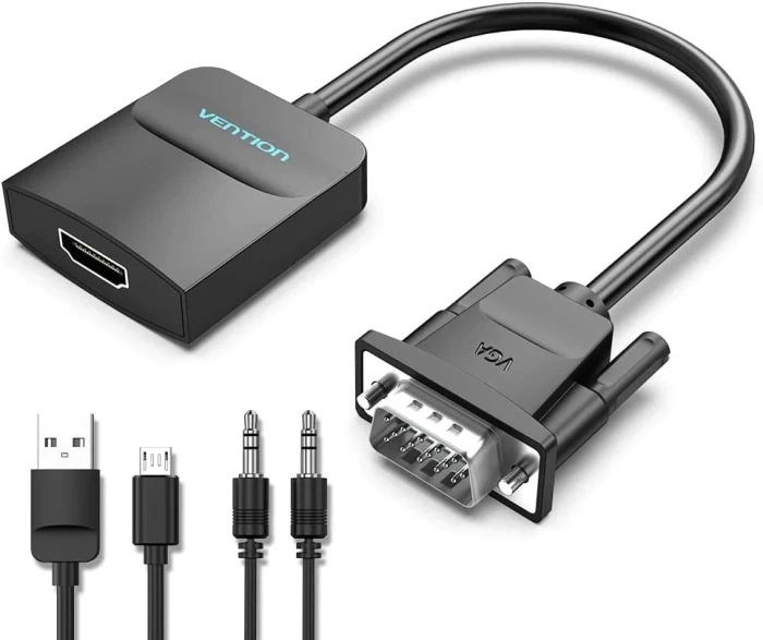Vention адаптер Adapter VGA to HDMI with sound