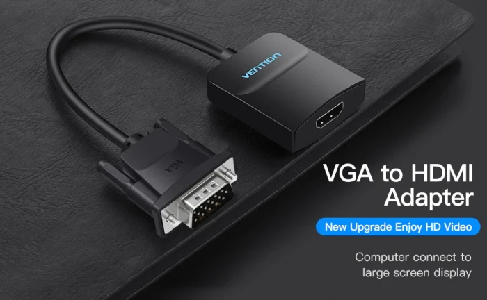 Vention адаптер Adapter VGA to HDMI with sound