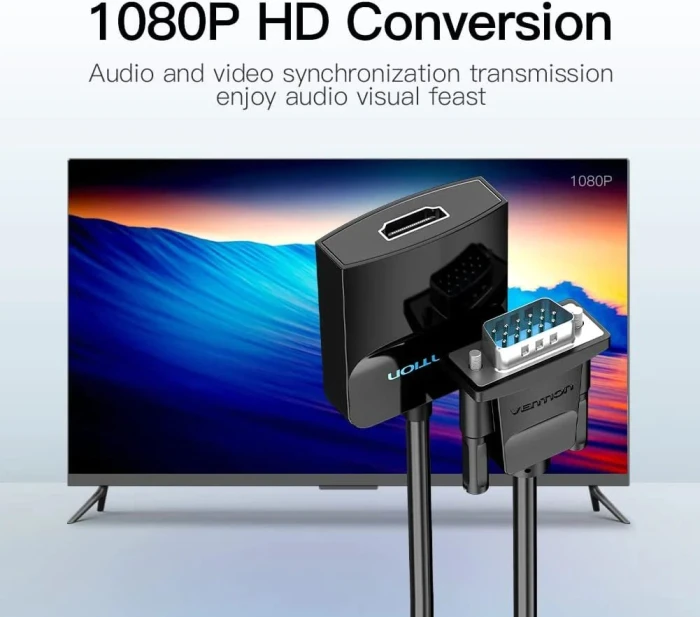 Vention адаптер Adapter VGA to HDMI with sound