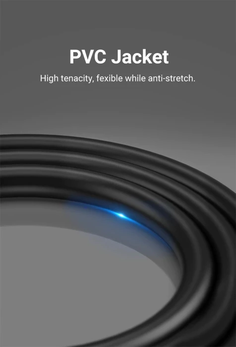 Vention Кабел за монитор Cable VGA HD15 M / M 1.5m Gold Plated, 2 Ferrites - DAEBG